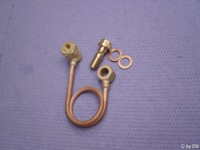 Syphon doppelt für Manometer links