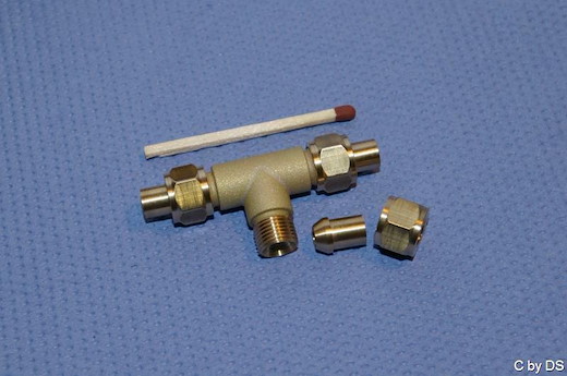 T-Verschraubung für 5mm Rohr