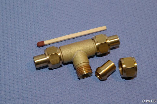T-Verschraubung für 6mm Rohr