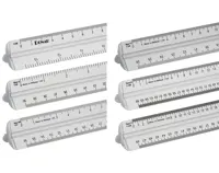 Modellbau Massstabslineal 300mm "ALU"