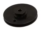 Wilesco - Schnurlaufrolle, Alu, schwarz 60mm - D310