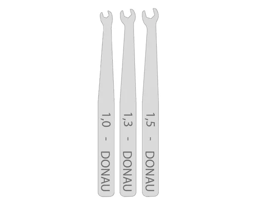 Micro-Maulschlüssel-Set 3-tlg.